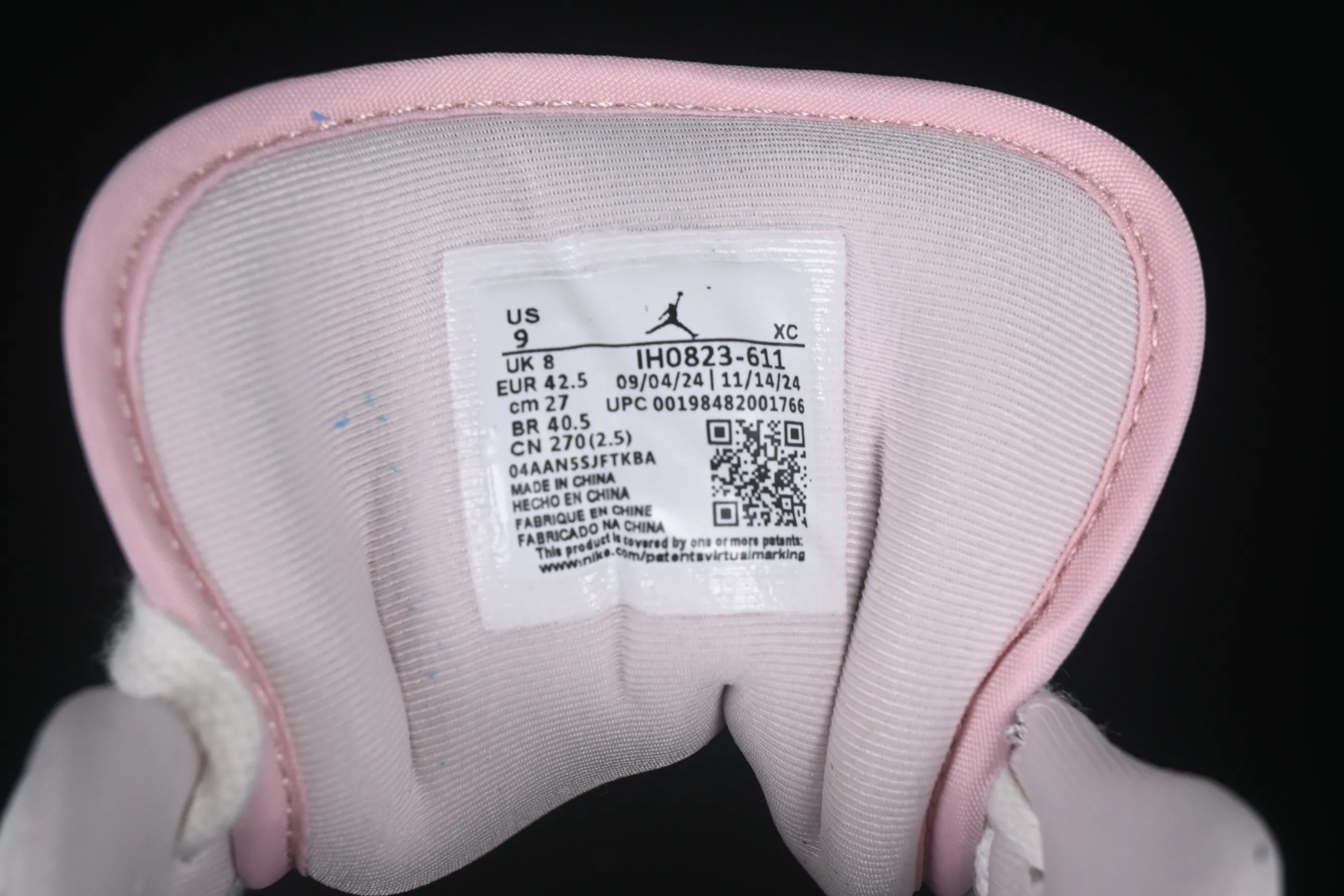 All categories Air Jordan Jordan series basketball shoes Air Jordan 1 Low Air Jordan 1 Low AJ1 Joe 1 girly pink low-top cultural casual sneakers IH0823-611